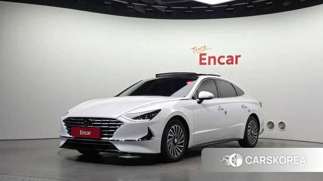 Hyundai Sonata Hybrid (DN8) 2021 Белый из Кореи