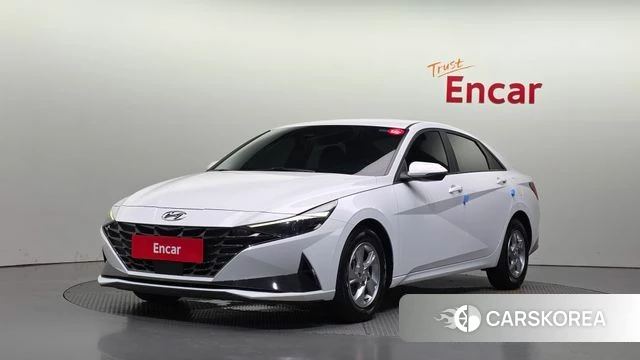 Hyundai Avante (CN7) 2022 Белый из Кореи