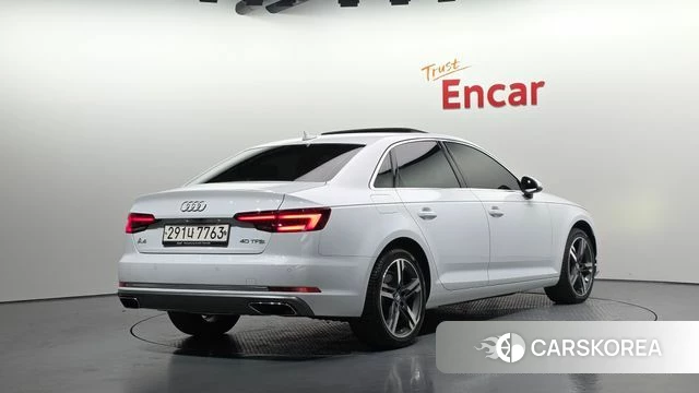 Audi A4 (B9) 2019 Белый из Кореи