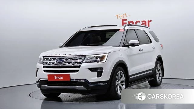 Ford Explorer 2018 Белый из Кореи