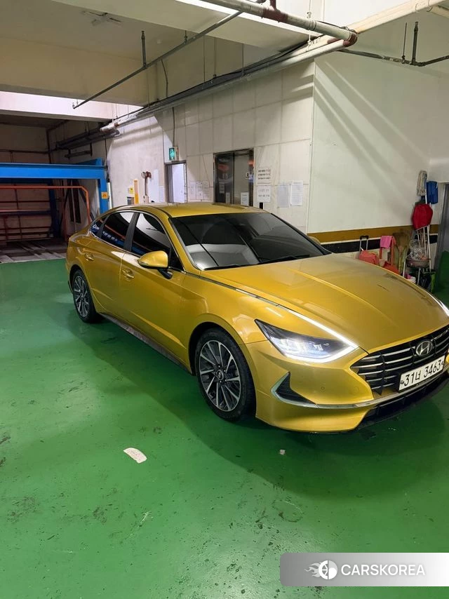 Hyundai Sonata (DN8) 2019 Золотой из Кореи