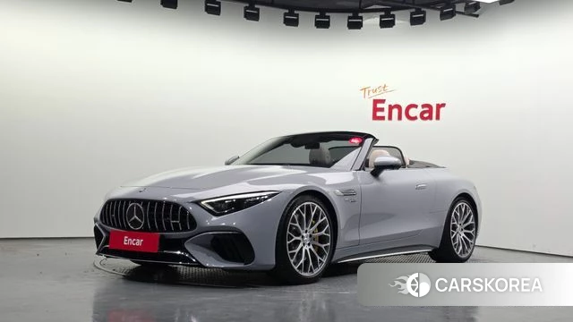 Mercedes-Benz SL-Class R232 2023 Серебристо-серый из Кореи