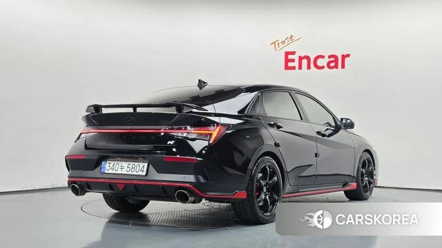 Hyundai The New Avante (CN7) 2024 Черный из Кореи