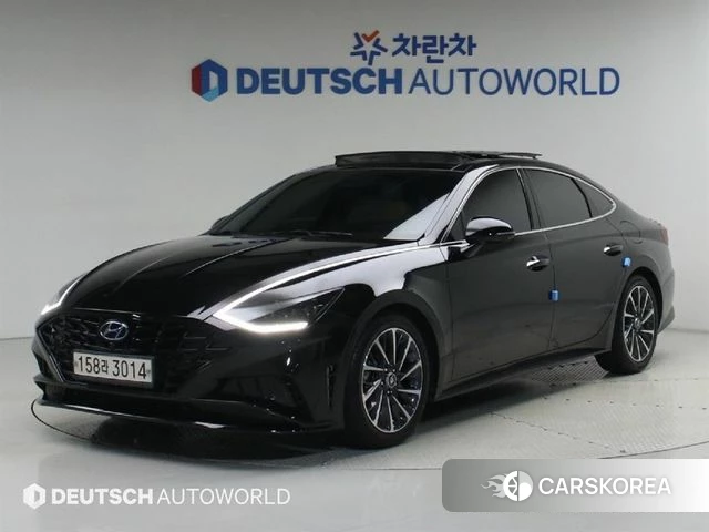 Hyundai Sonata (DN8) 2019 Черный из Кореи