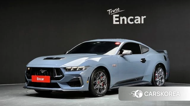 Ford Mustang 7th Generation 2024 Синий из Кореи
