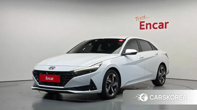 Hyundai Avante (CN7) 2021 Белый из Кореи