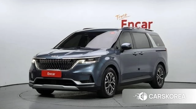 Kia Carnival 4th generation 2022 Небесно-голубой из Кореи