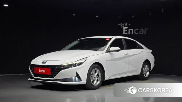 Hyundai Avante (CN7) 2020 Белый из Кореи