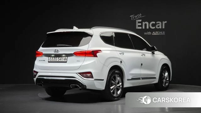 Hyundai Santa Fe TM 2019 Белый из Кореи