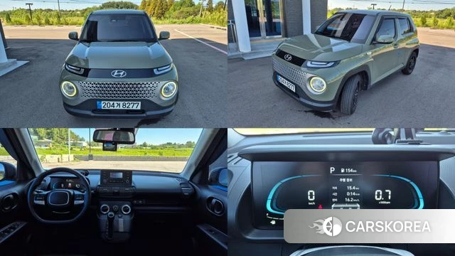 Hyundai Casper 2023 Светло-зеленый из Кореи