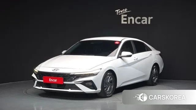 Hyundai The New Avante (CN7) 2023 Белый из Кореи