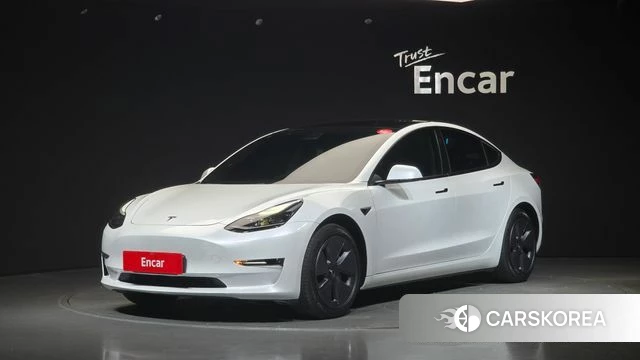 Tesla Model 3 2021 Белый из Кореи