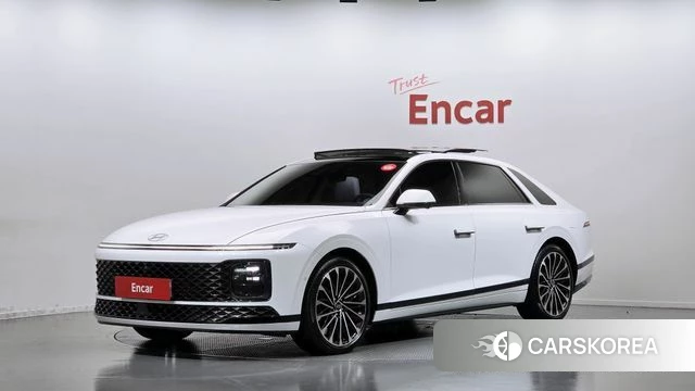 Hyundai Grandeur Hybrid (GN7) 2024 Белый из Кореи
