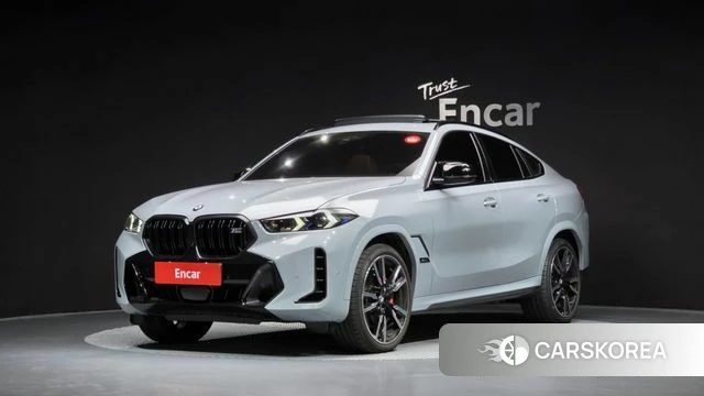 BMW X6 (G06) 2026 Светло-серебряный цвет из Кореи