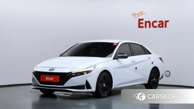 Hyundai Avante (CN7) 2021 Белый из Кореи