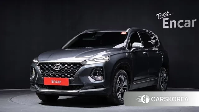 Hyundai Santa Fe TM 2018 Серый из Кореи