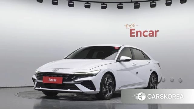 Hyundai The New Avante (CN7) 2023 Белый из Кореи
