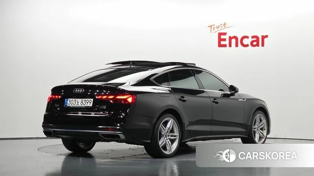 Audi A5 (F5) 2022 Черный из Кореи