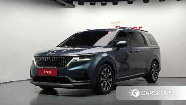 Kia Carnival 4th generation 2022 Небесно-голубой из Кореи