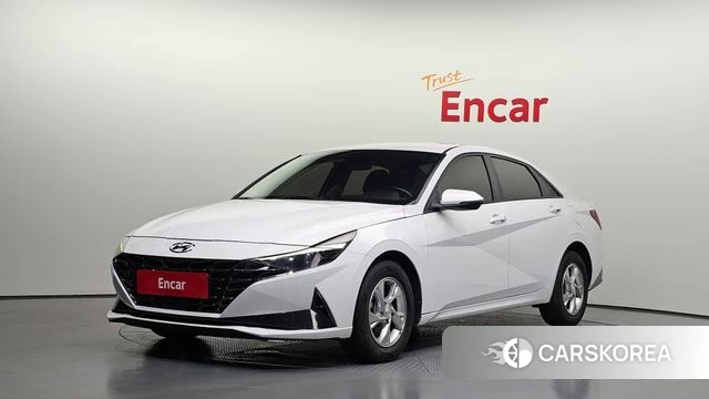 Hyundai Avante (CN7) 2022 Белый из Кореи