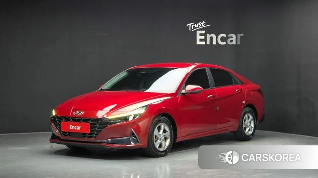 Hyundai Avante (CN7) 2020 Красный из Кореи