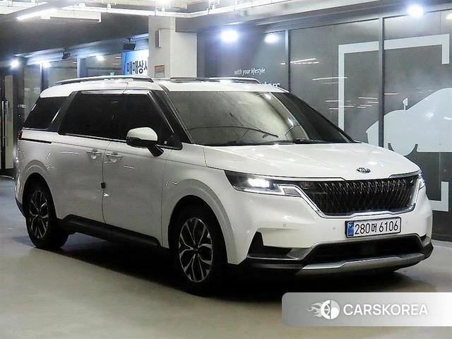 Kia Carnival 4th generation 2021 Белый из Кореи