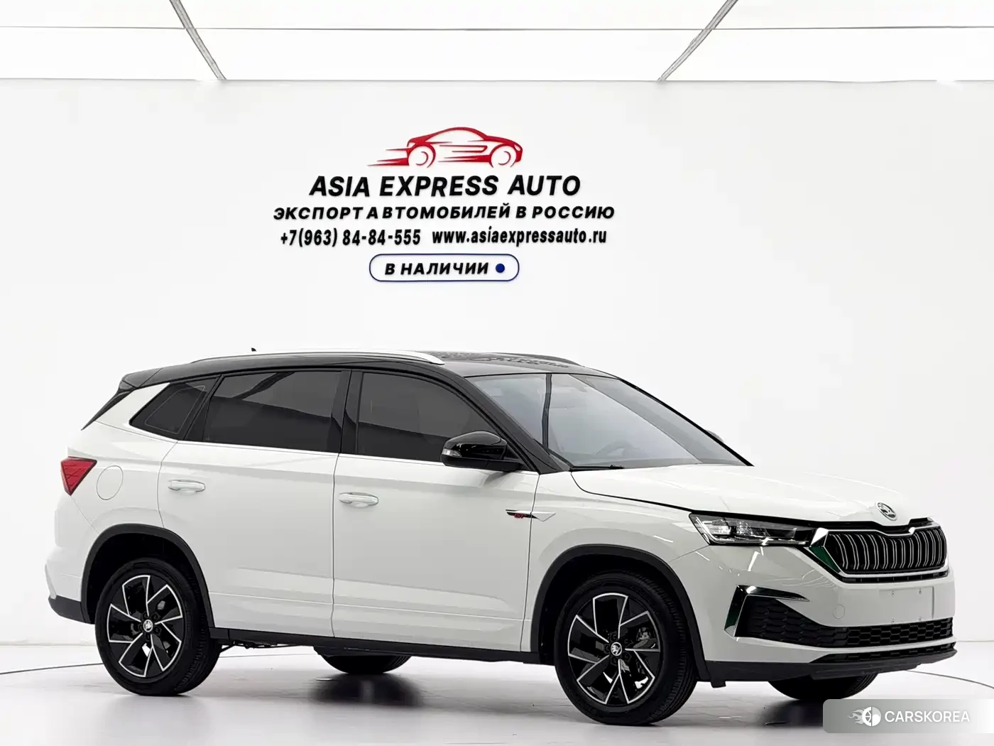 Skoda Kamiq 2023 Белый из Китая