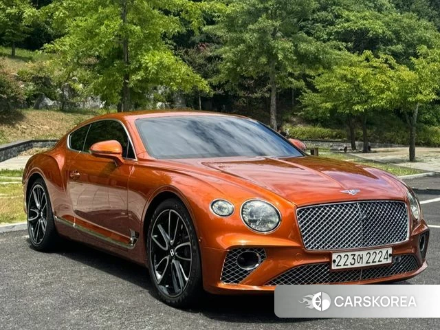 Bentley Continental GT 2nd Generation 2018 Оранжевый из Кореи