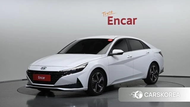 Hyundai Avante (CN7) 2021 Белый из Кореи