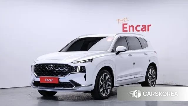 Hyundai The New Santa Fe 2021 Белый из Кореи