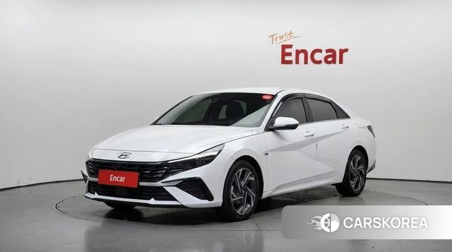 Hyundai The New Avante (CN7) 2023 Белый из Кореи
