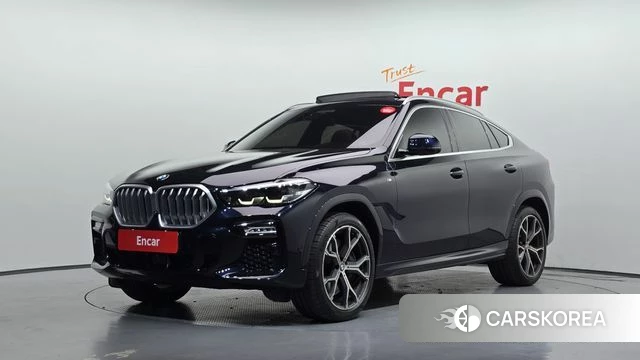 BMW X6 (G06) 2020 Черный из Кореи