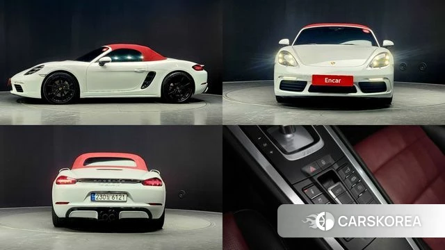 Porsche 718 Boxster 2018 Белый из Кореи