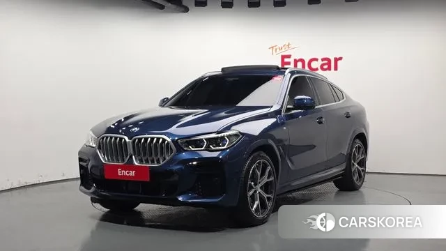 BMW X6 (G06) 2023 Синий из Кореи