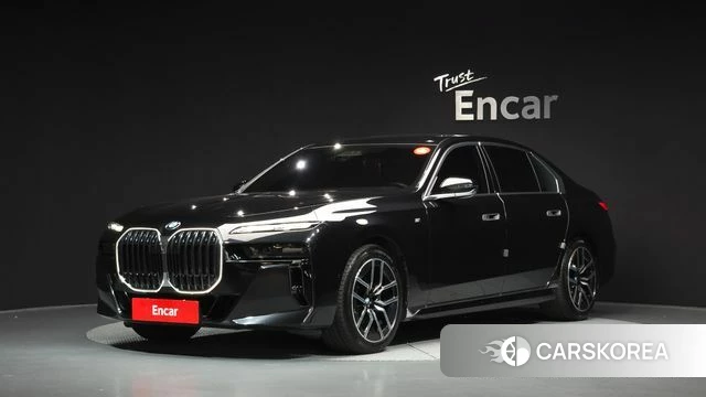 BMW 7 Series (G70) 2023 Черный из Кореи