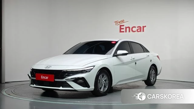 Hyundai The New Avante (CN7) 2023 Белый из Кореи