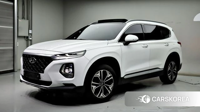 Hyundai Santa Fe TM 2019 Белый из Кореи
