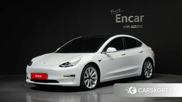 Tesla Model 3 2020 Белый из Кореи