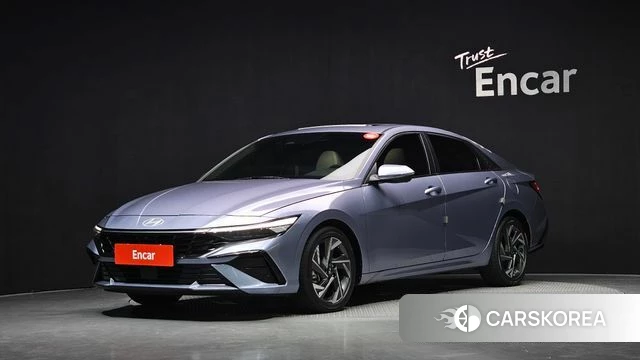 Hyundai The New Avante (CN7) 2024 Синий из Кореи