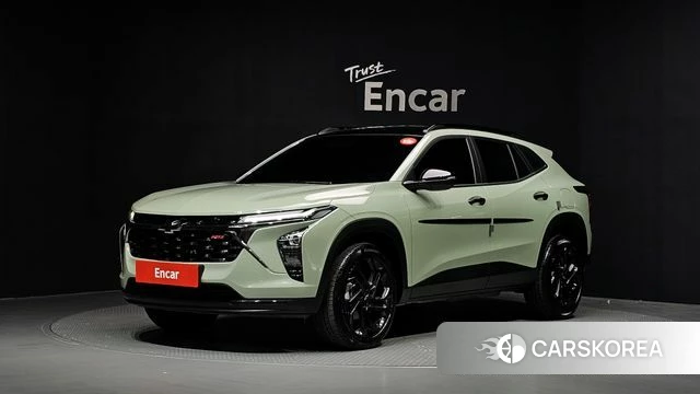 Chevrolet (GM Daewoo) Trax Crossover 2023 Светло-зеленый из Кореи, фото 2