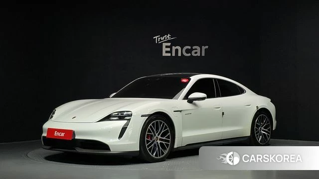 Porsche Taycan 2021 Белый из Кореи