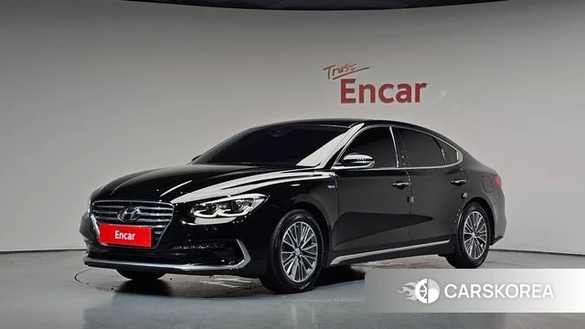 Hyundai Grandeur IG Hybrid 2018 Черный из Кореи