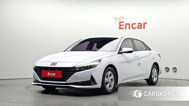 Hyundai Avante (CN7) 2021 Белый из Кореи