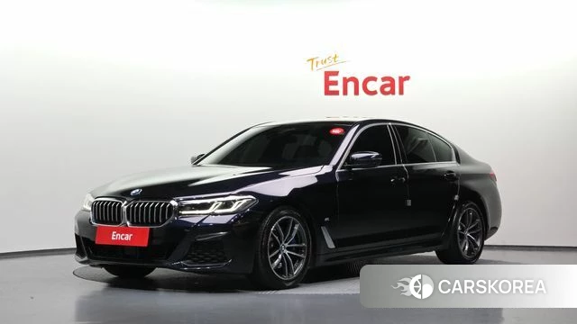 BMW 5 Series (G30) 2022 Черный из Кореи