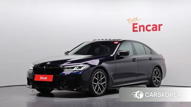 BMW 5 Series (G30) 2021 Синий из Кореи