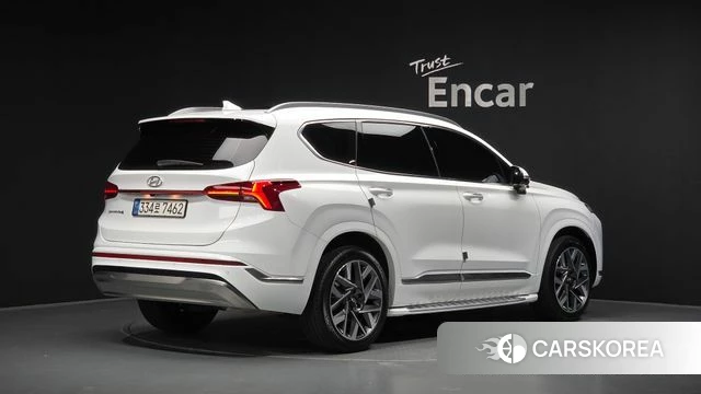 Hyundai The New Santa Fe 2023 Белый из Кореи