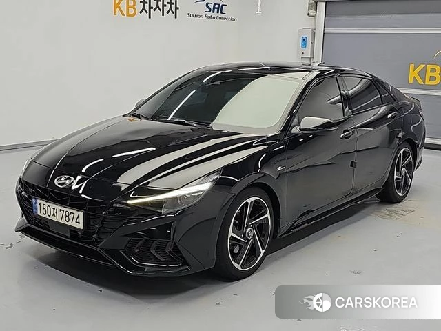 Hyundai Avante (CN7) 2020 Черный из Кореи