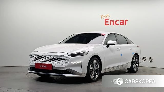 Kia K8 Hybrid 2021 Белый из Кореи