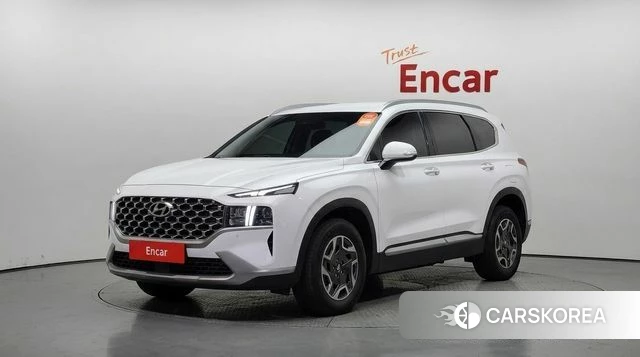 Hyundai The New Santa Fe 2023 Белый из Кореи