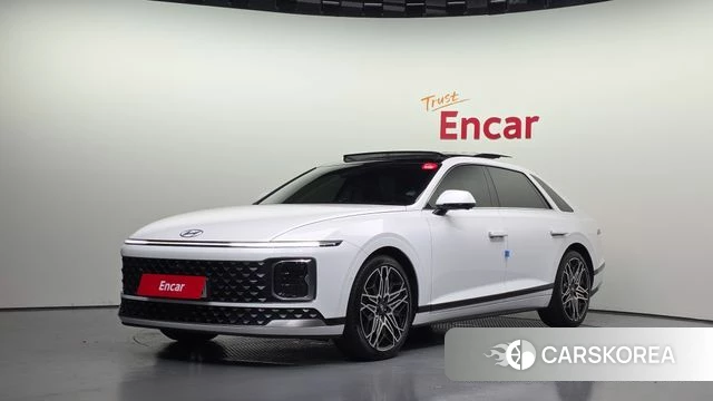 Hyundai Grandeur Hybrid (GN7) 2023 Белый из Кореи